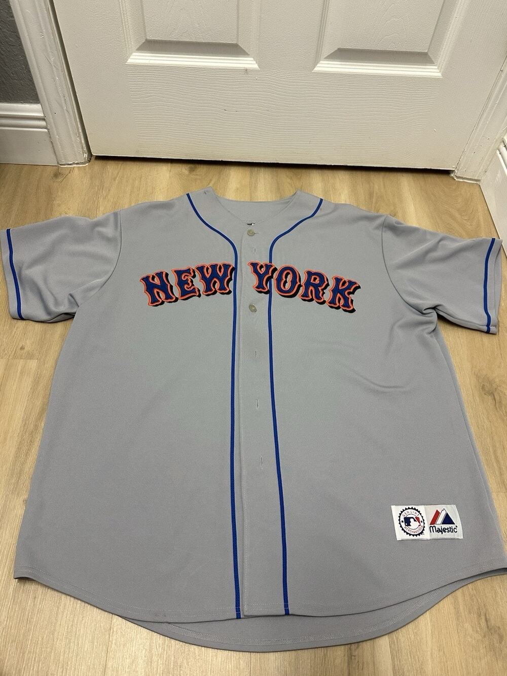 Vintage Majestic New York Mets Authentic Jersey Mens 2XL #7 Reyes